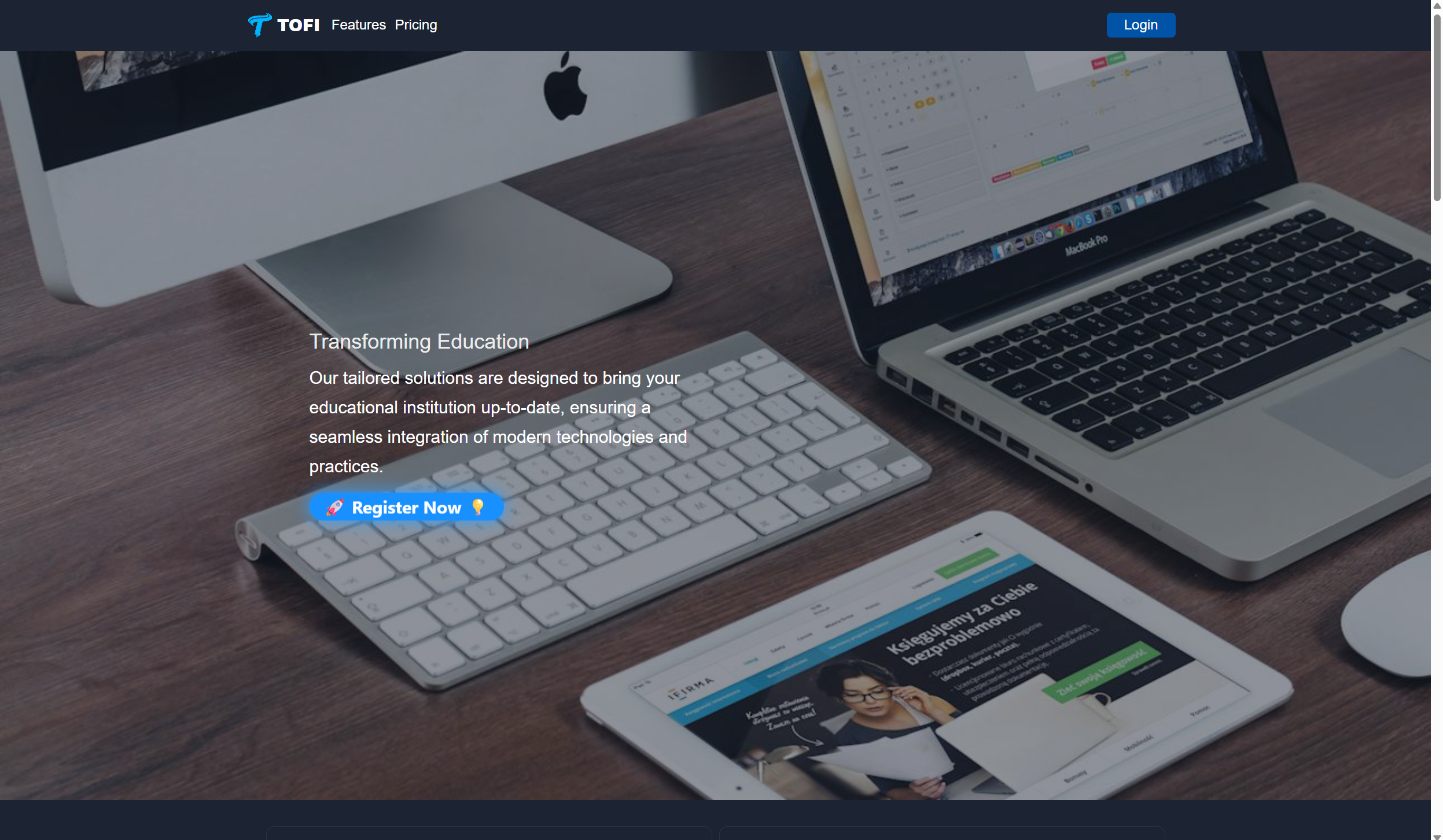 Tofii School Management System Preview